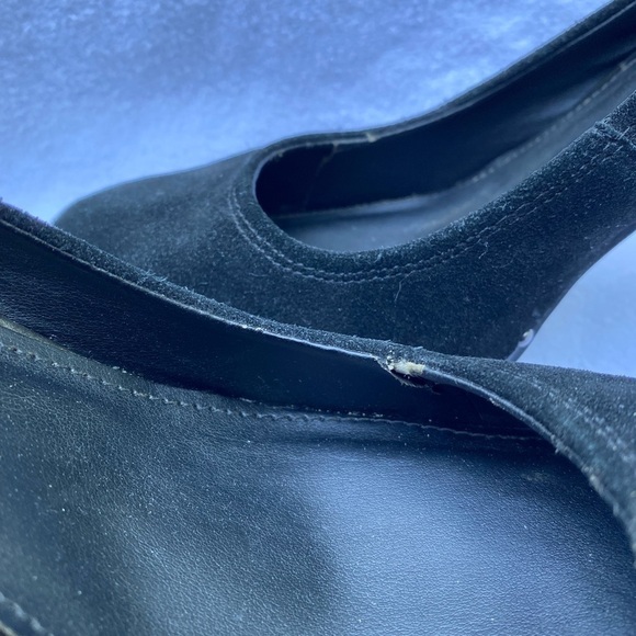 MOSSIMO black suede platforms with rivets- size 9.5 gently worn.  SEXY! - Picture 12 of 14